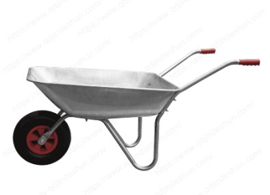 Praktische Gartentransportmethode-Wheelbarrow mit Ständer